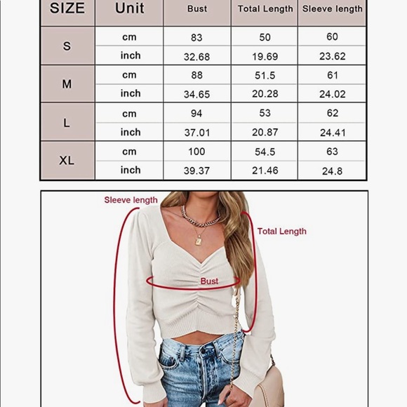 PRETTYGARDEN Ruched V-Neck Sweater - Picture 3 of 5